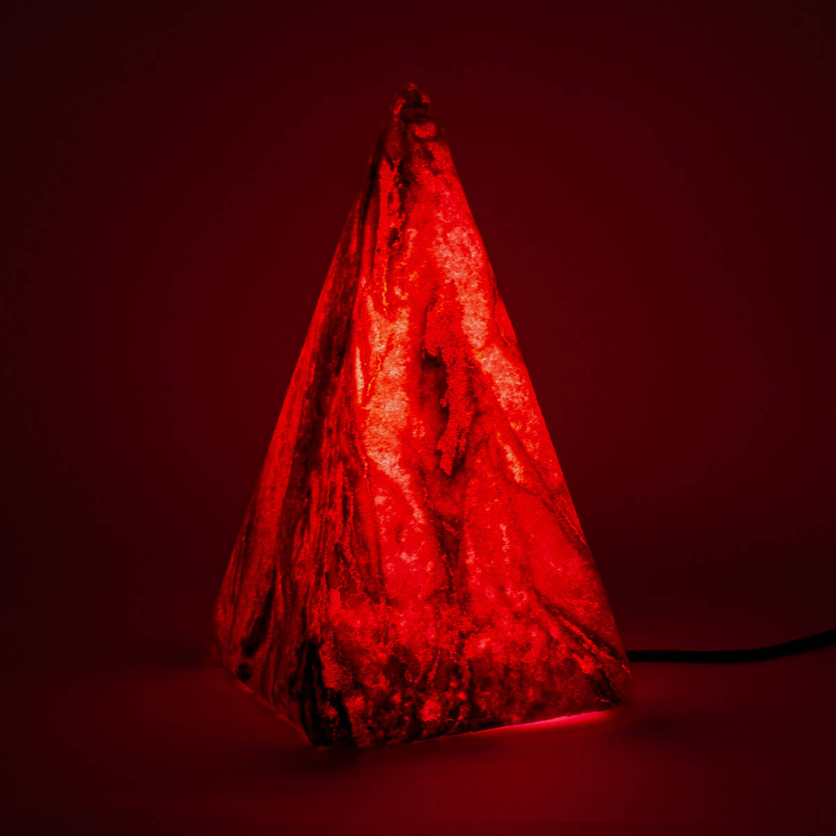 Epstein-Design Pyramide Sahara RGBCCT-LED Außenleuchte, Höhe: 36 cm, Sandstein