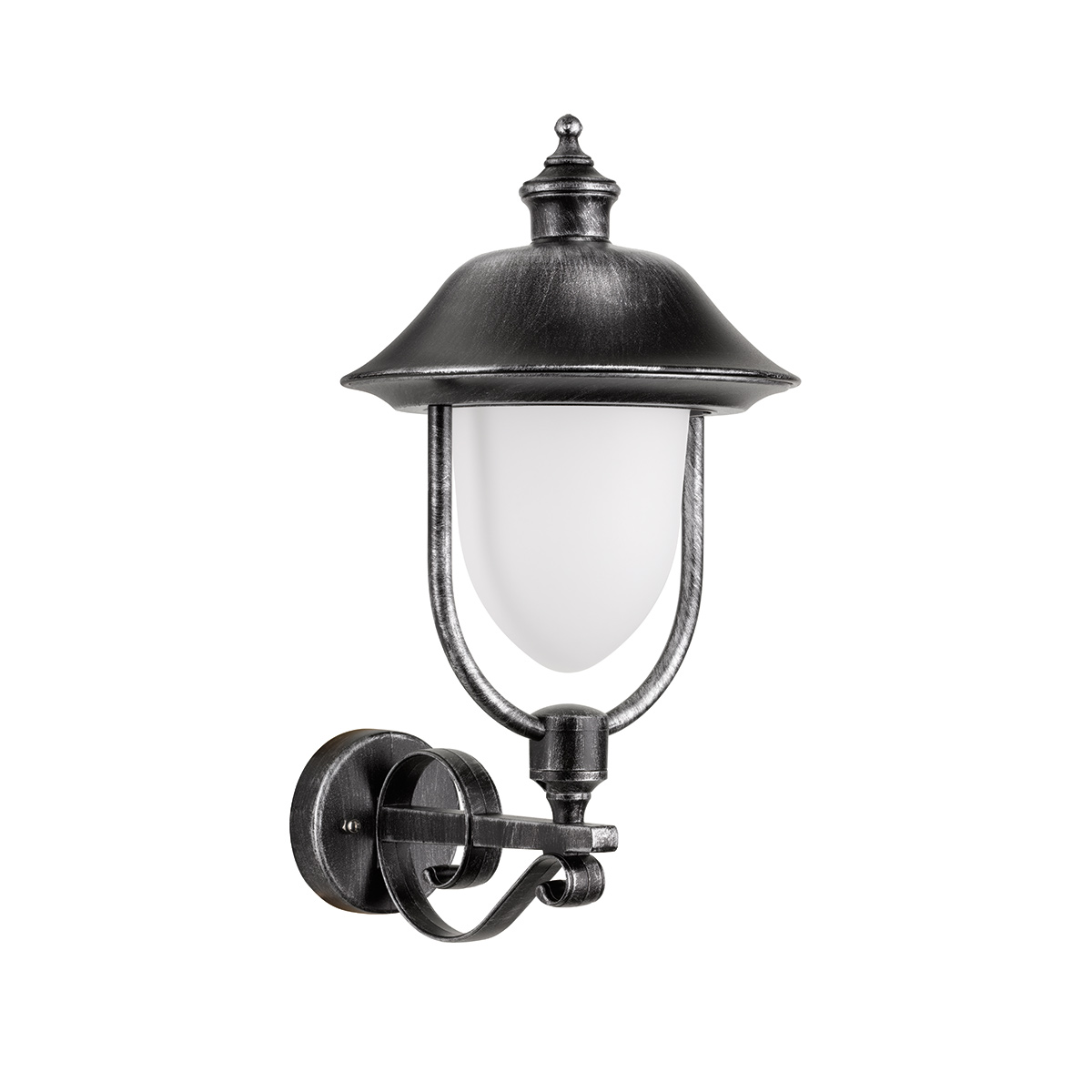 LCD Außenleuchten 1150/1153 Wandleuchte, schwarz/Silber