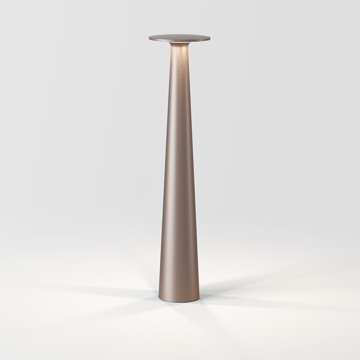 IP44.DE 1 x Lix Skinny LED Akkuleuchte, bright bronze (Bronze)