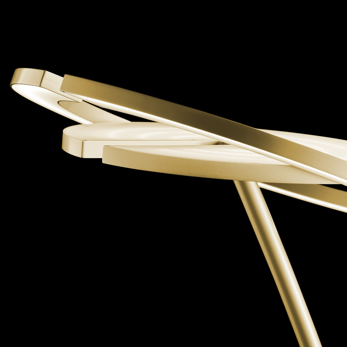 Holtkötter Supernova DW LED Deckenfluter, Eloxal Messing