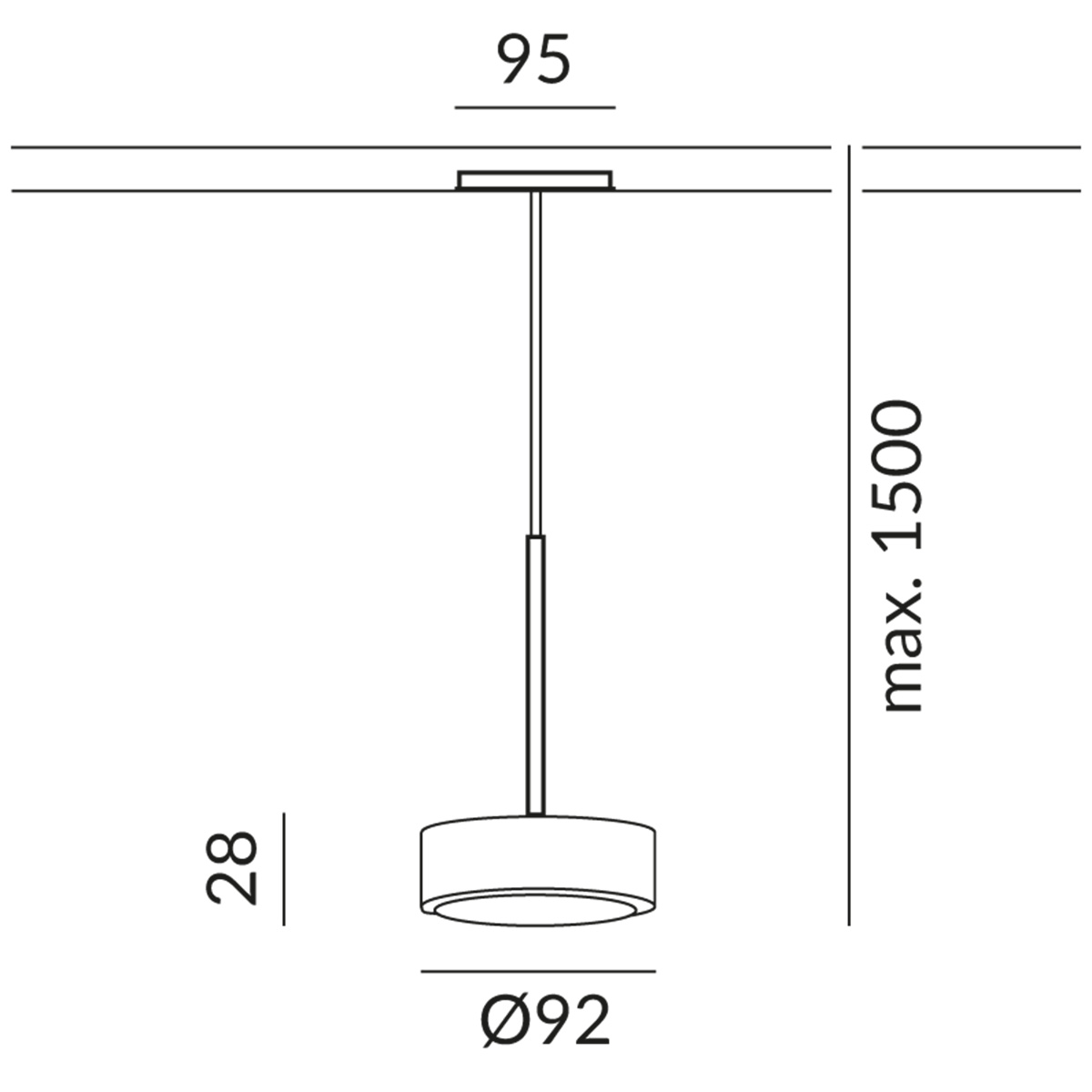 All-In Klyp 100° LED Pendel