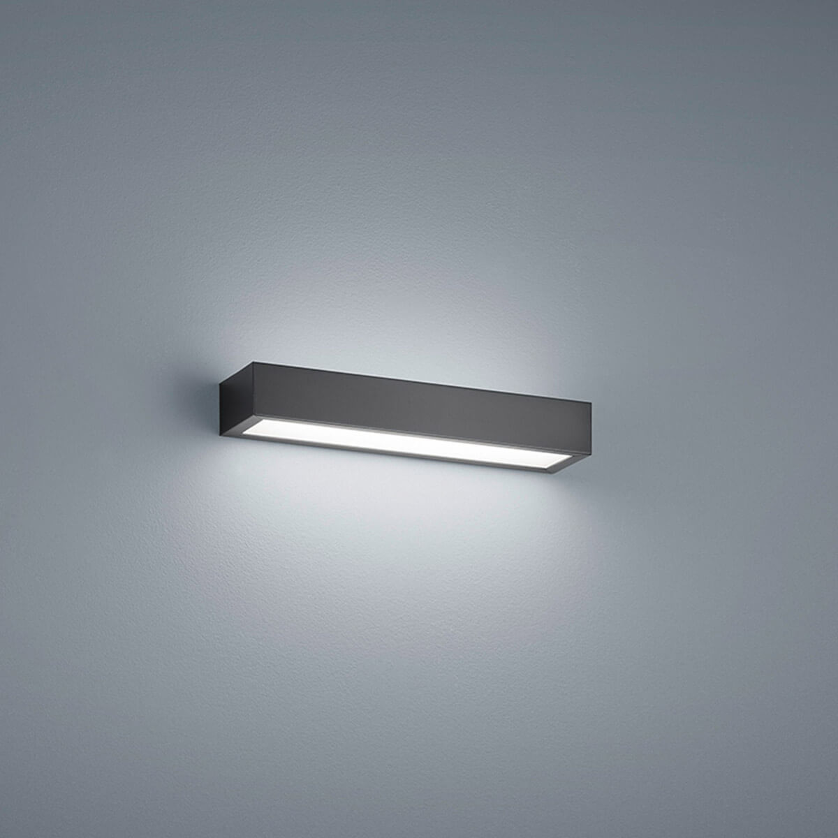 Helestra Theia LED Wandleuchte, Länge: 30 cm, schwarz matt