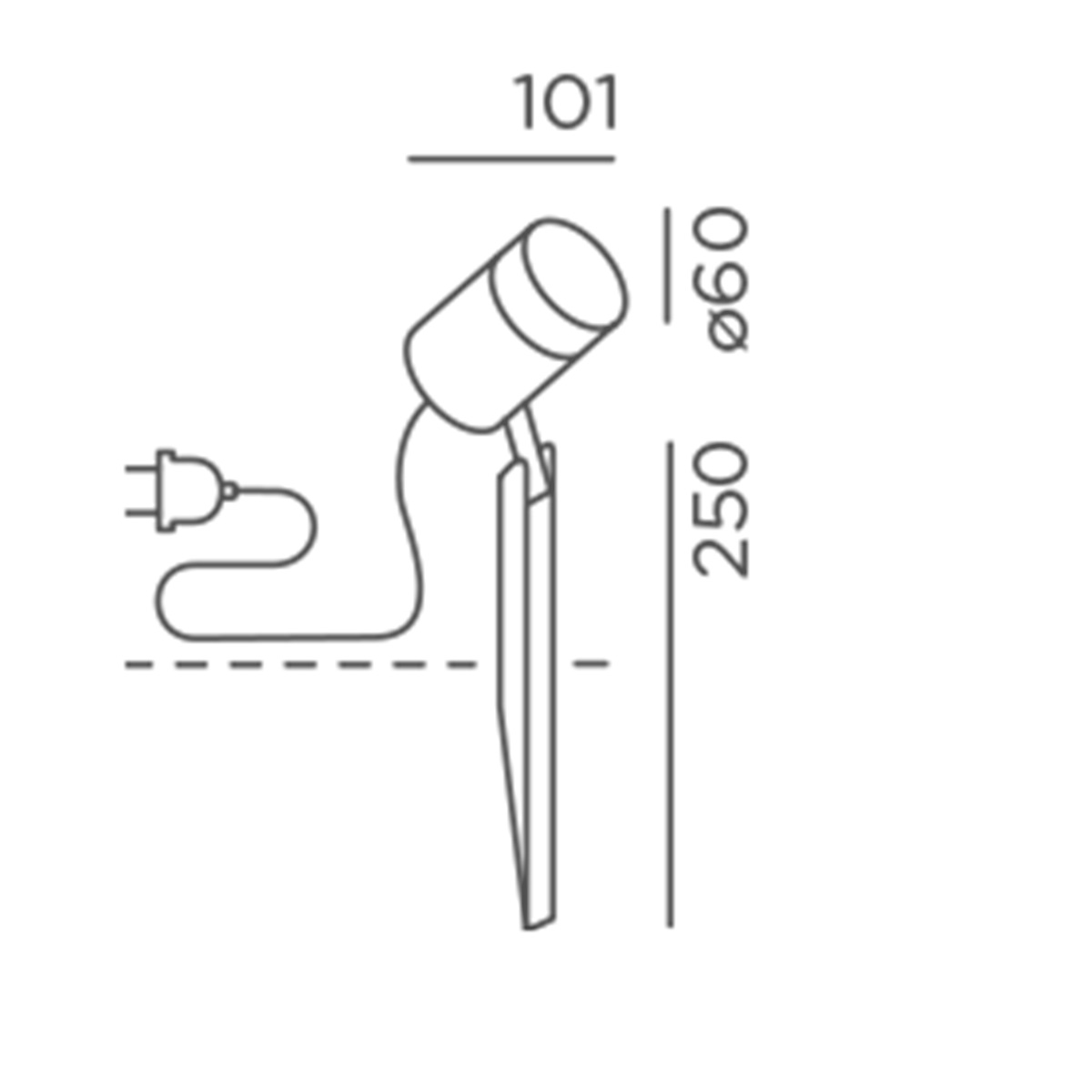 Piek Spot 25 LED Spießstrahler