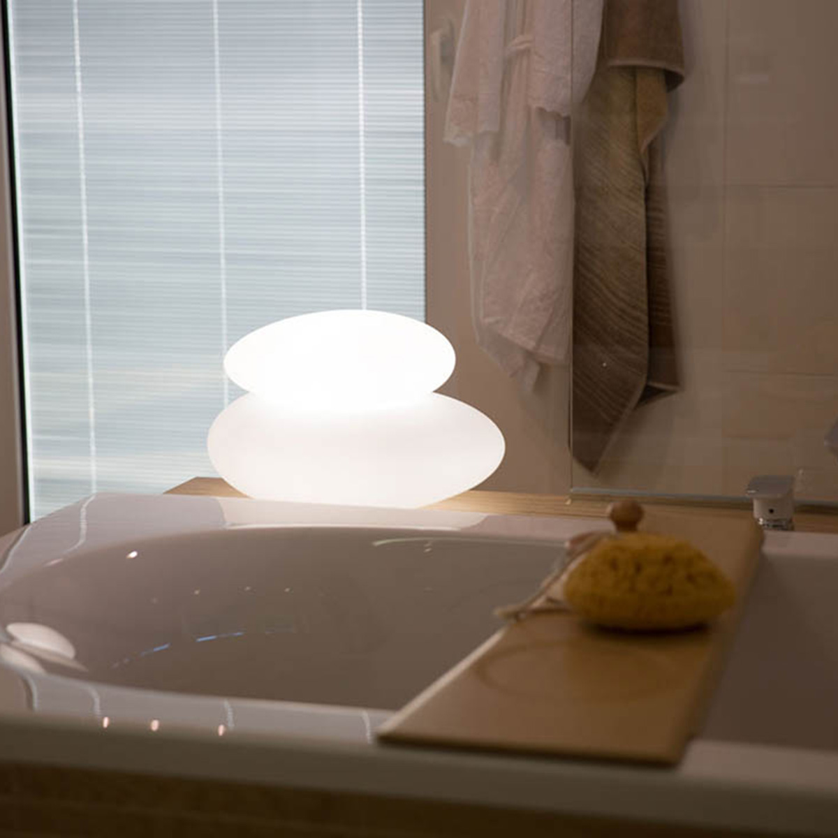 8 seasons design Shining Stone Dekoleuchte, weiß