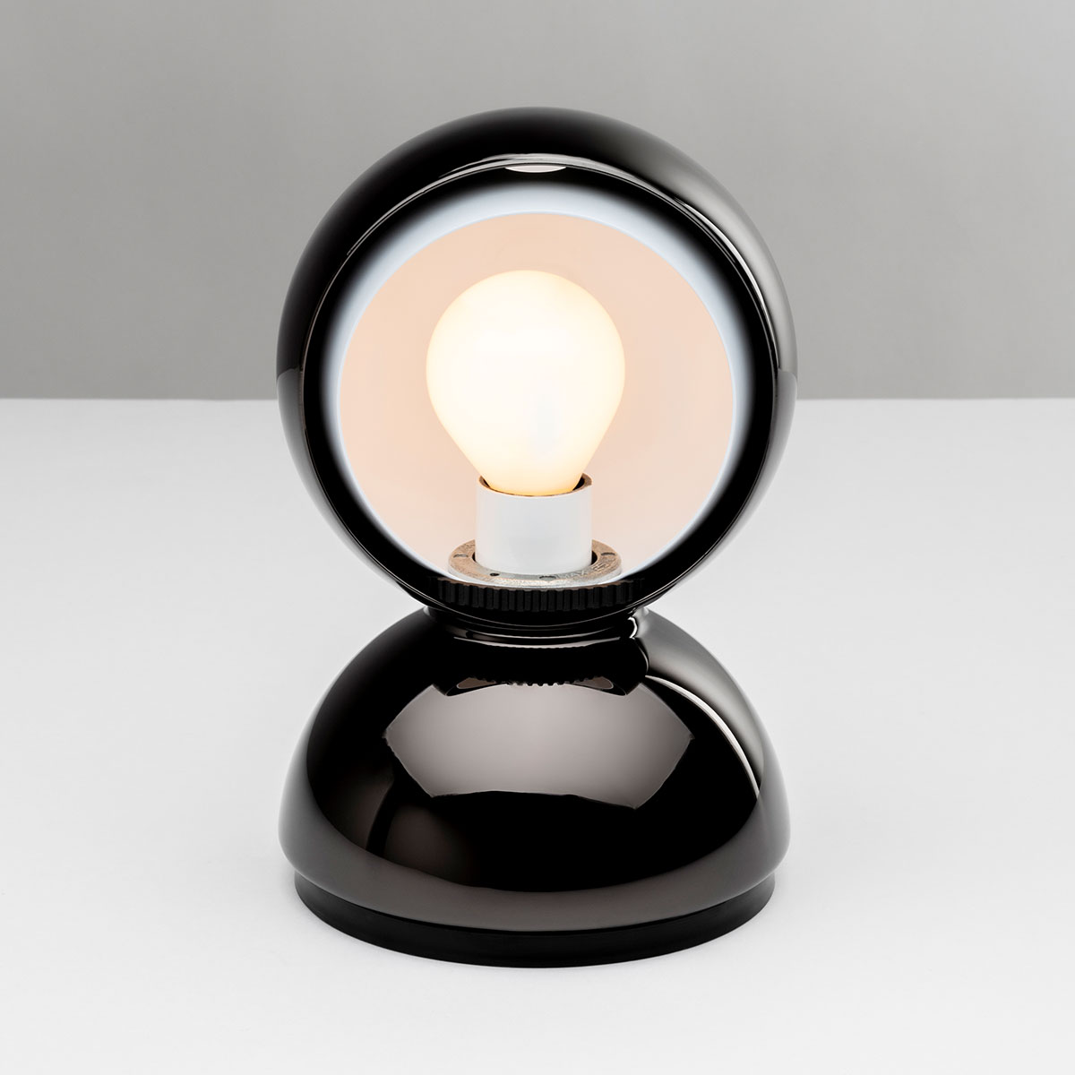 Artemide Eclisse Tavolo, schwarz glänzend