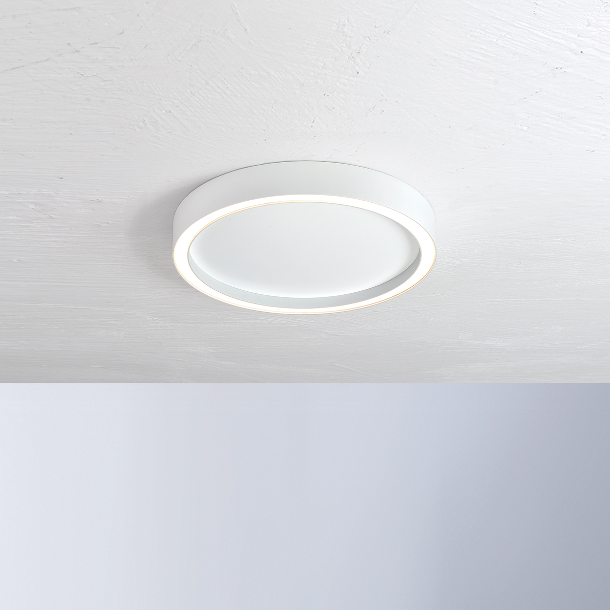 Bopp Aura LED Deckenleuchte, Ø: 40 cm, weiß