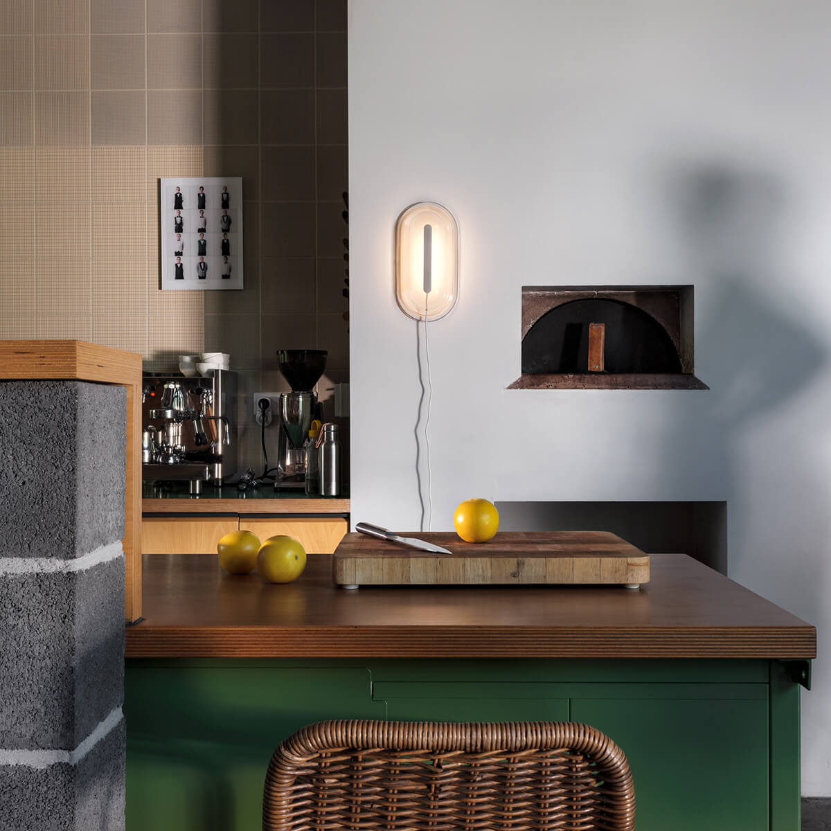 Fatboy Led's Strip LED Wandleuchte mit Kabel, Desert (sandfarben)