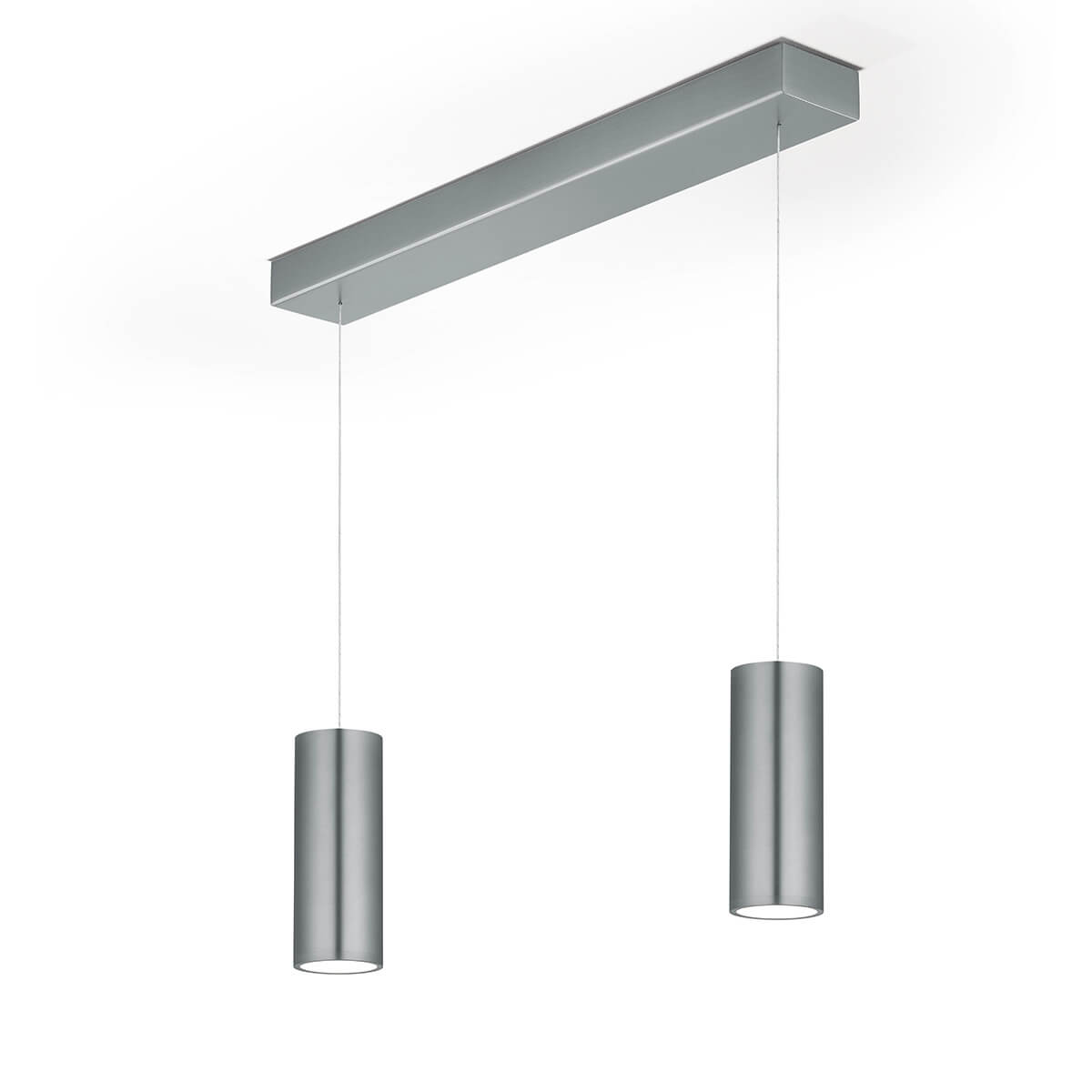 Knapstein Helli-2 LED Pendelleuchte, Nickel matt