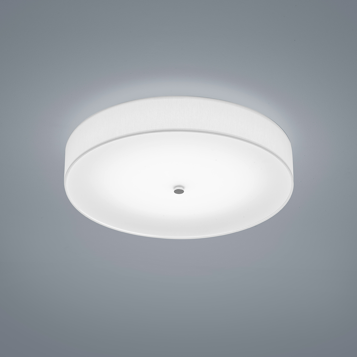 Helestra Boki LED Deckenleuchte mit Casambi-Modul, Schirm: Chintz weiß