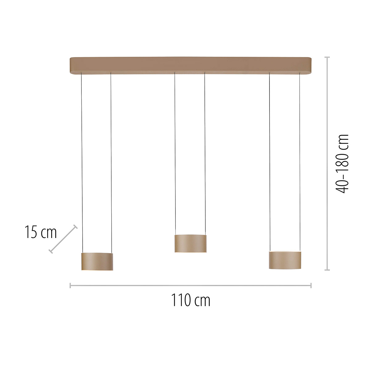 PURE Clipse LED Pendelleuchte mit CCT