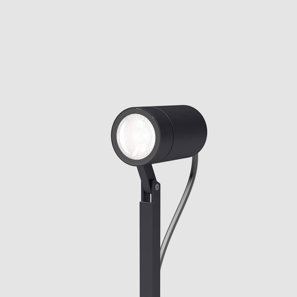 IP44.DE Piek 25 LED Spießstrahler, deep black (schwarz)