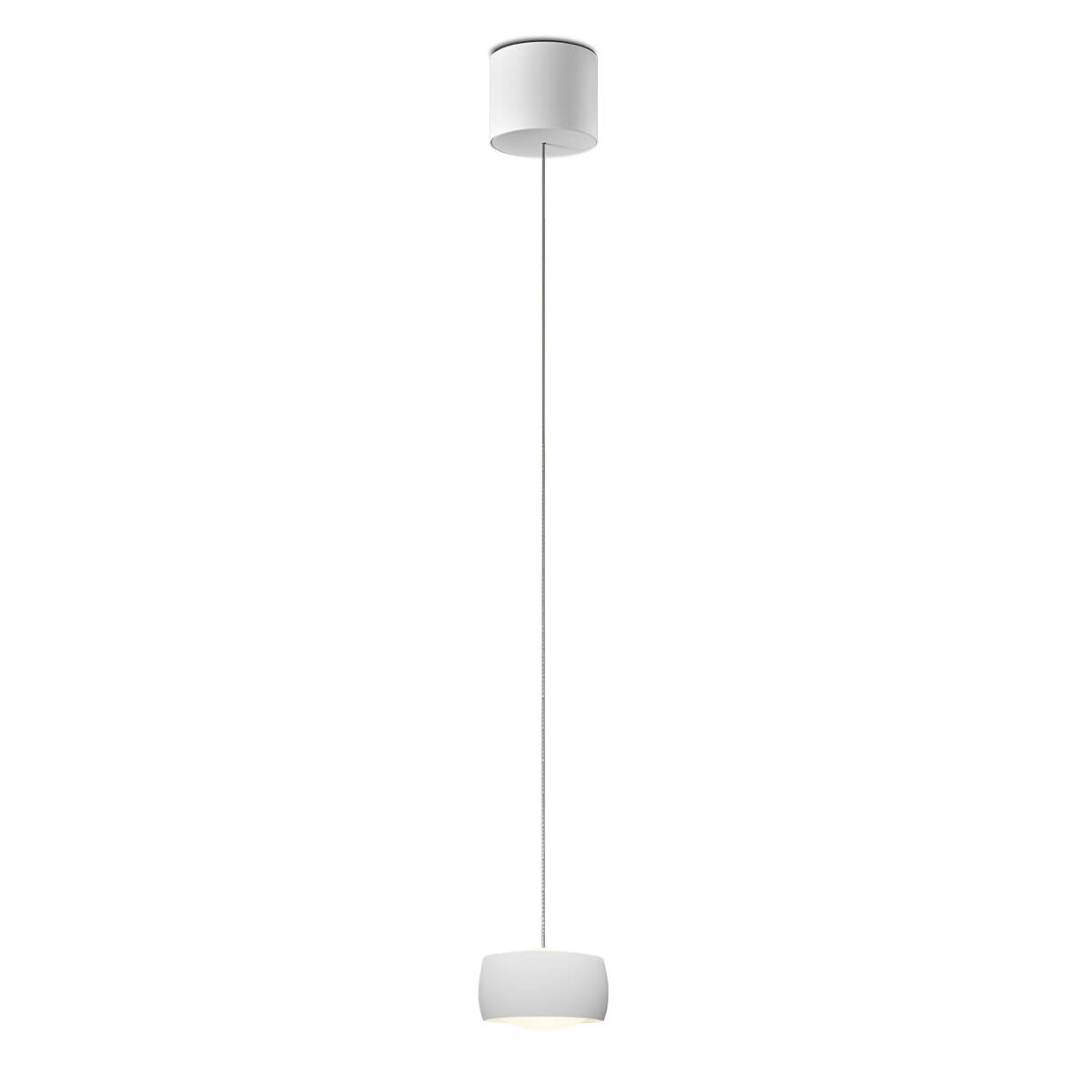 Oligo Grace LED Pendelleuchte, TW, unsichtbare Höhenverstellung, weiß matt