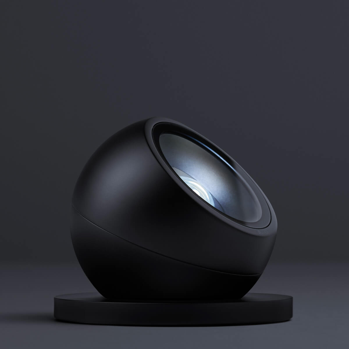 Occhio Sito R basso Volt C80 Bodenleuchte, schwarz matt