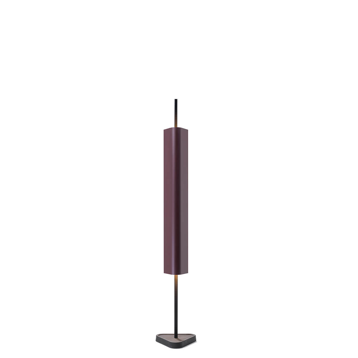 Flos EMI LED Tischleuchte, deep red (dunkelrot) (eingeschaltet)