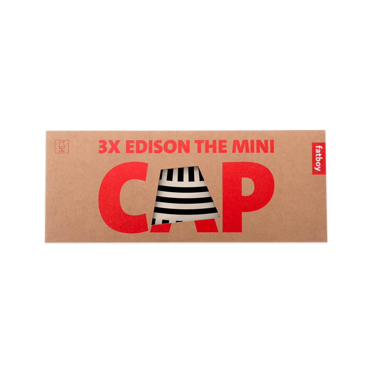 Mini Cappie Stripe-Me-Crazy, 3er-Set, für Edison the Mini