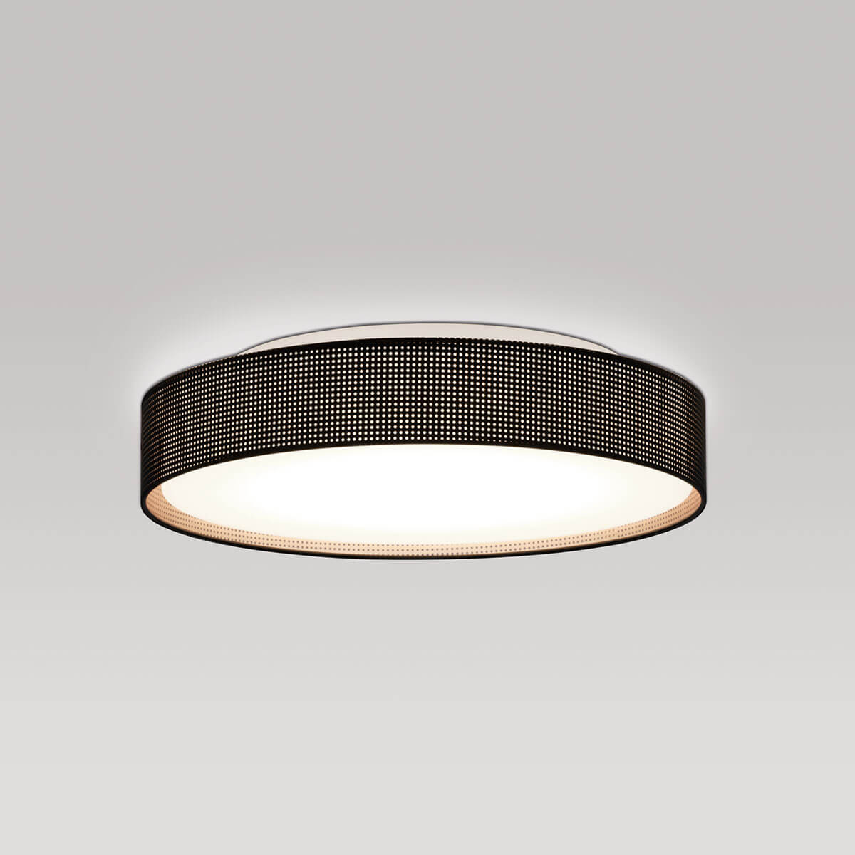 Peill+Putzler Varius X Deckenleuchte, Ø: 33 cm, außen: schwarz / innen: Gold
