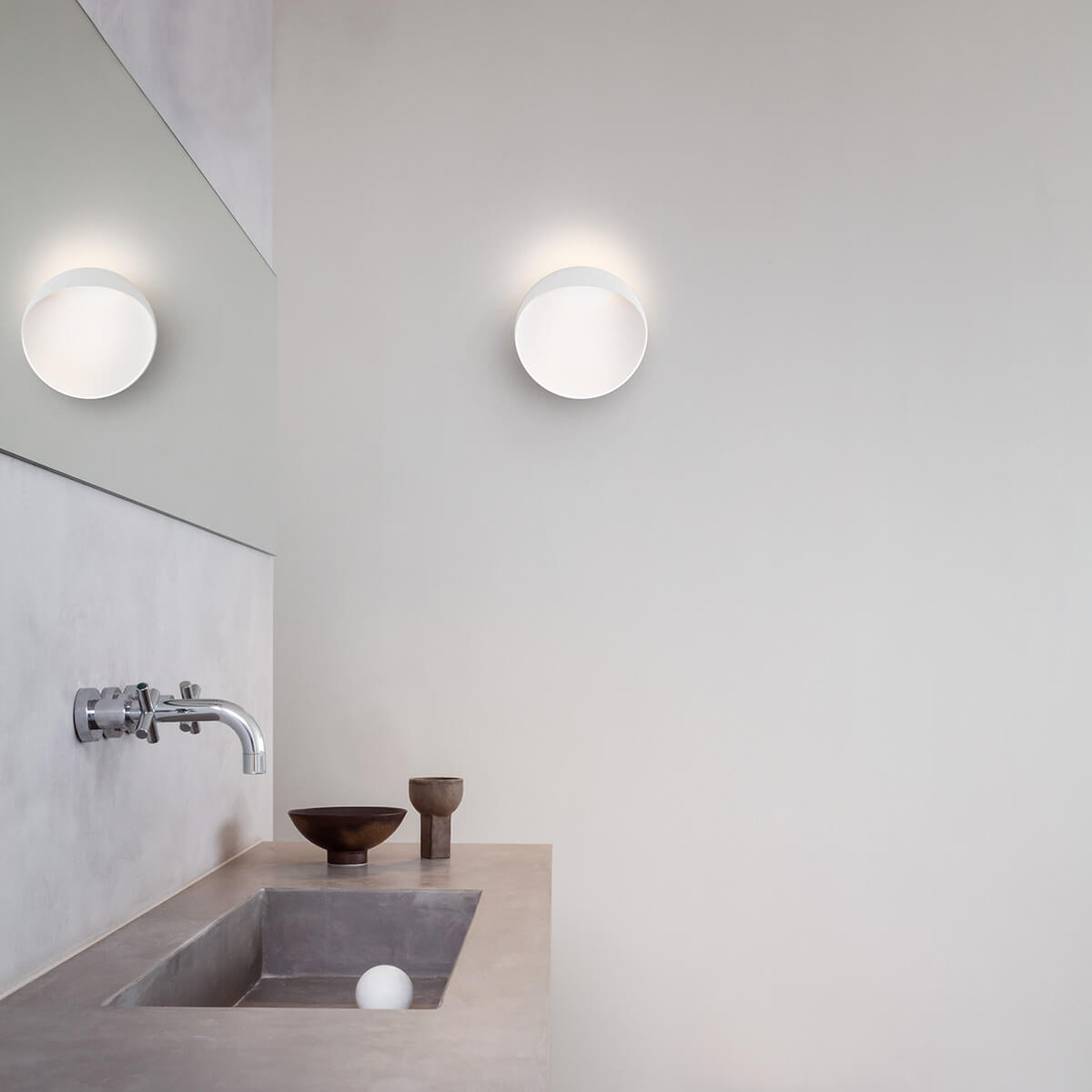 Louis Poulsen Flindt LED Wandleuchte, Ø: 20 cm, weiß