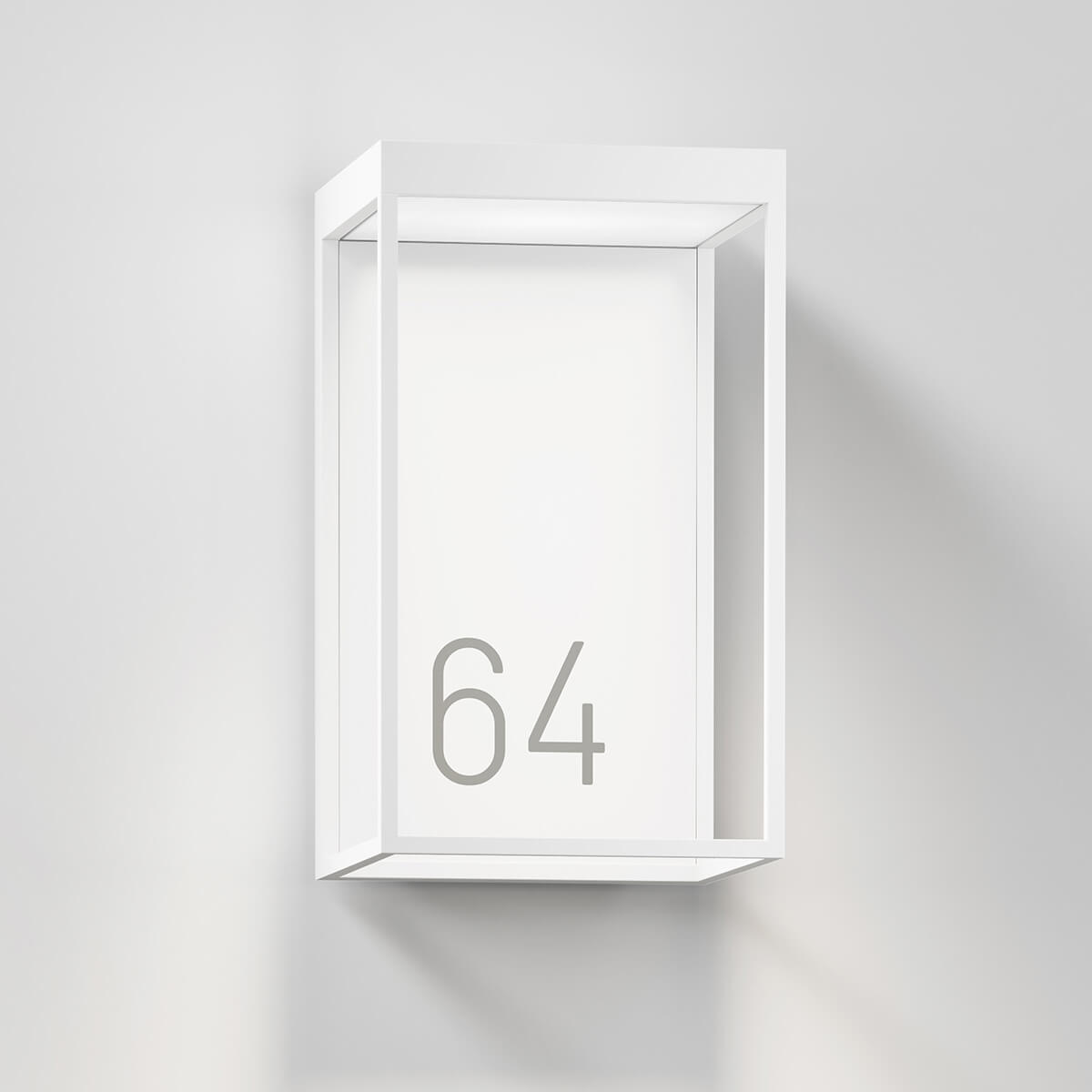 IP44.DE Gic number LED Außenwandleuchte, pure white, Cover: pure white (weiß)