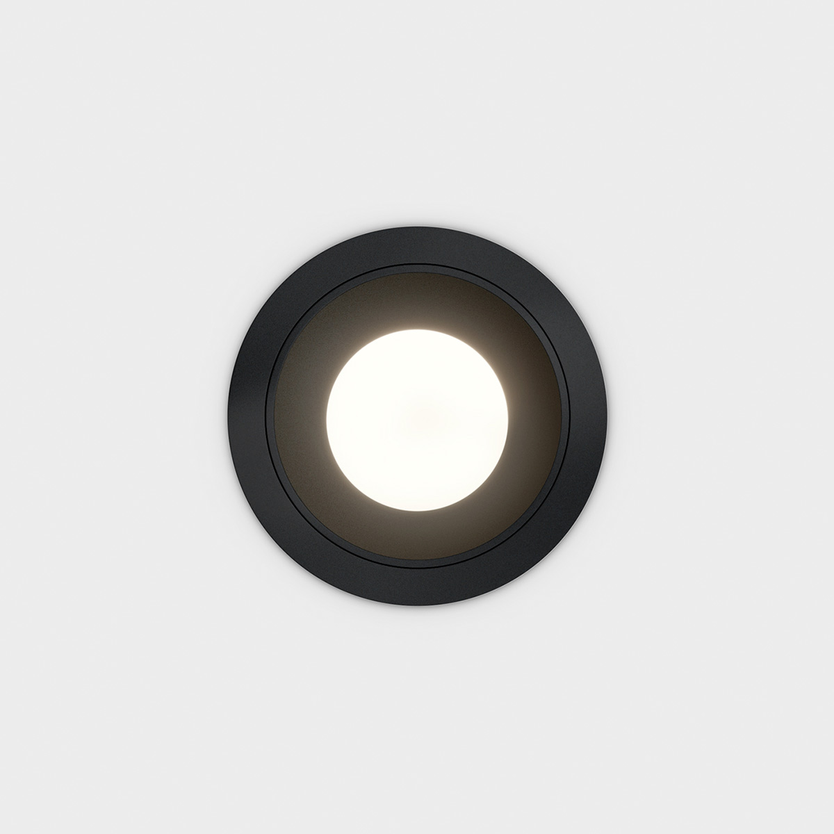 IP44.DE Suq.3 LED Deckeneinbauleuchte, black (schwarz)