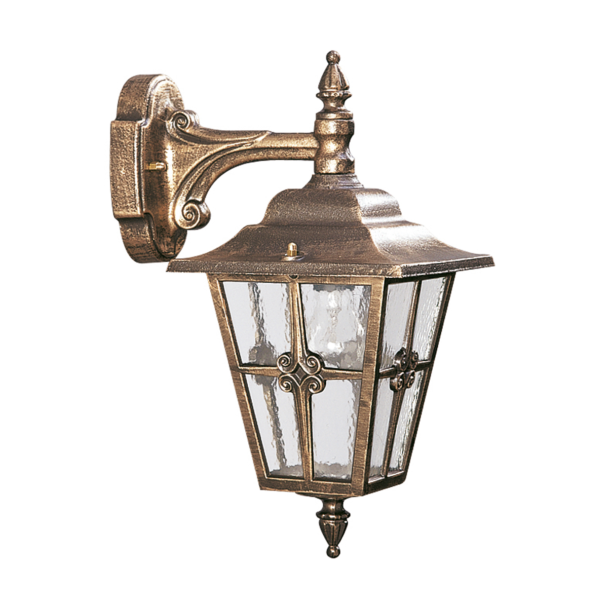 Albert Leuchten 1805 Außenwandleuchte, braun-messing