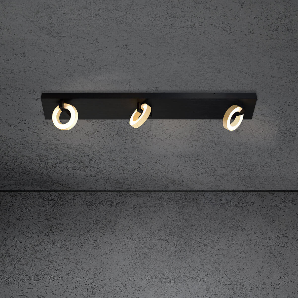 schwarz / Gold eloxal