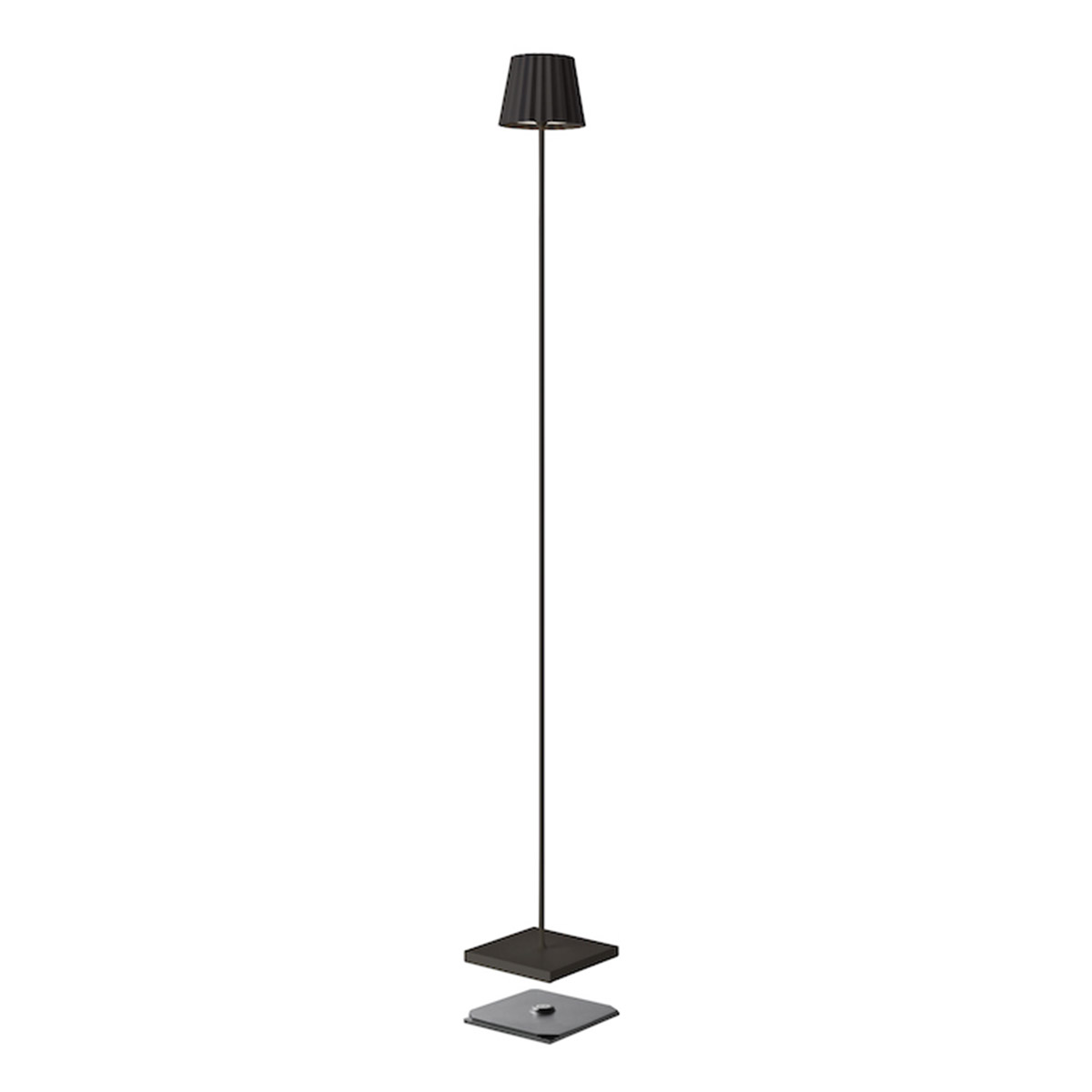 Sompex Troll 2.0 LED Akkustehleuchte, schwarz (Ladestation inbegriffen)