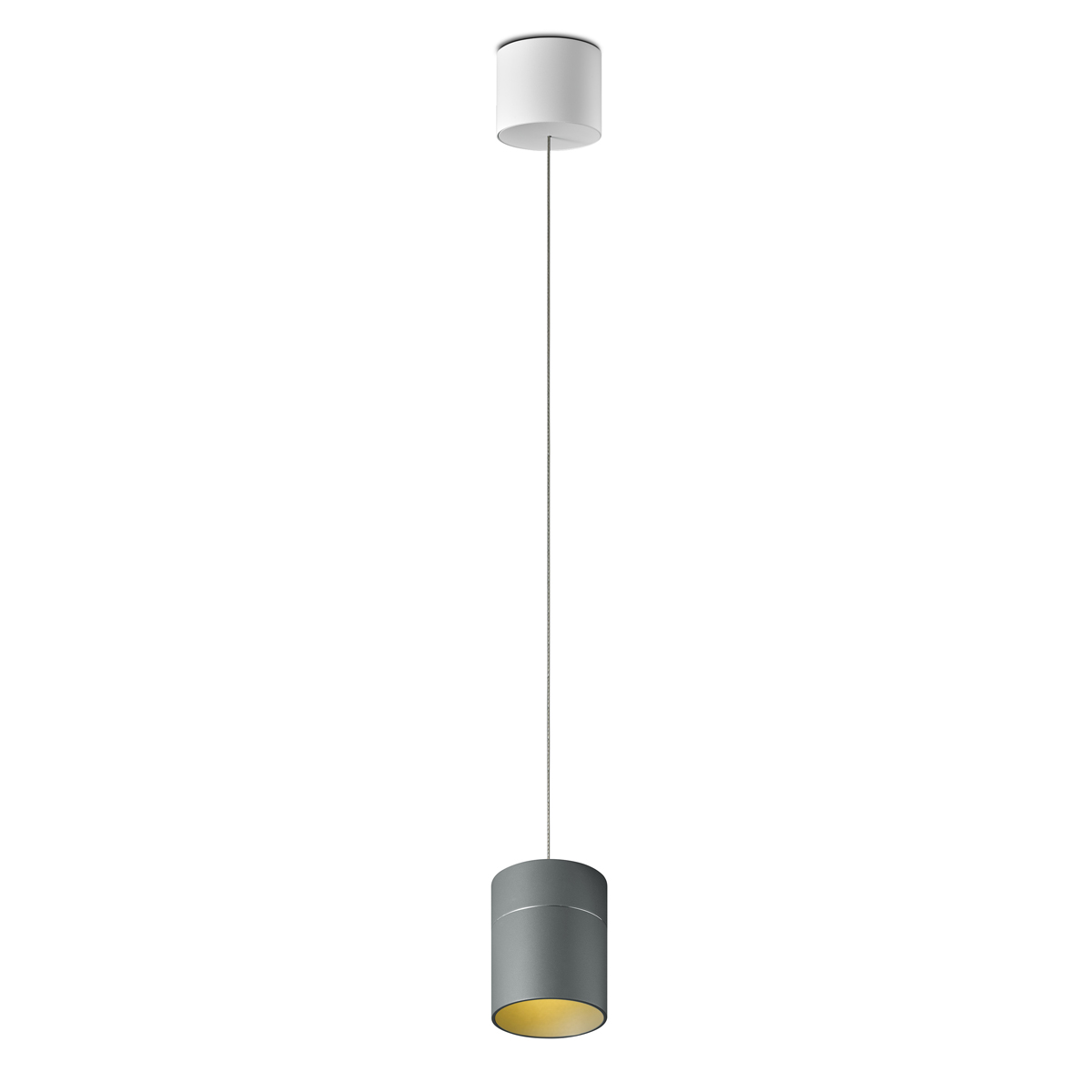 Oligo Tudor M LED Pendelleuchte, TW, unsichtbare Höhenverstellung, grau matt