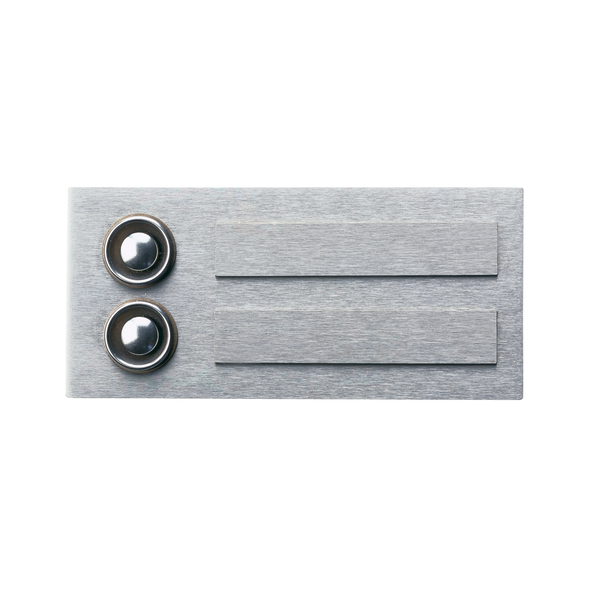 Albert Leuchten 690940/1 Klingelplatte, 2-fach, Edelstahl