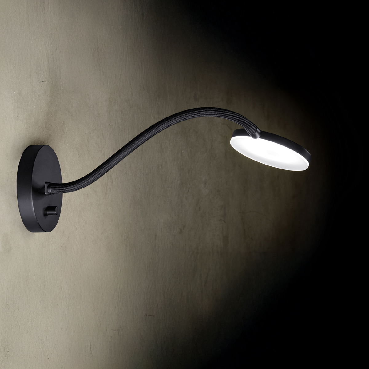 Holtkötter Flex W LED Wandleuchte, schwarz