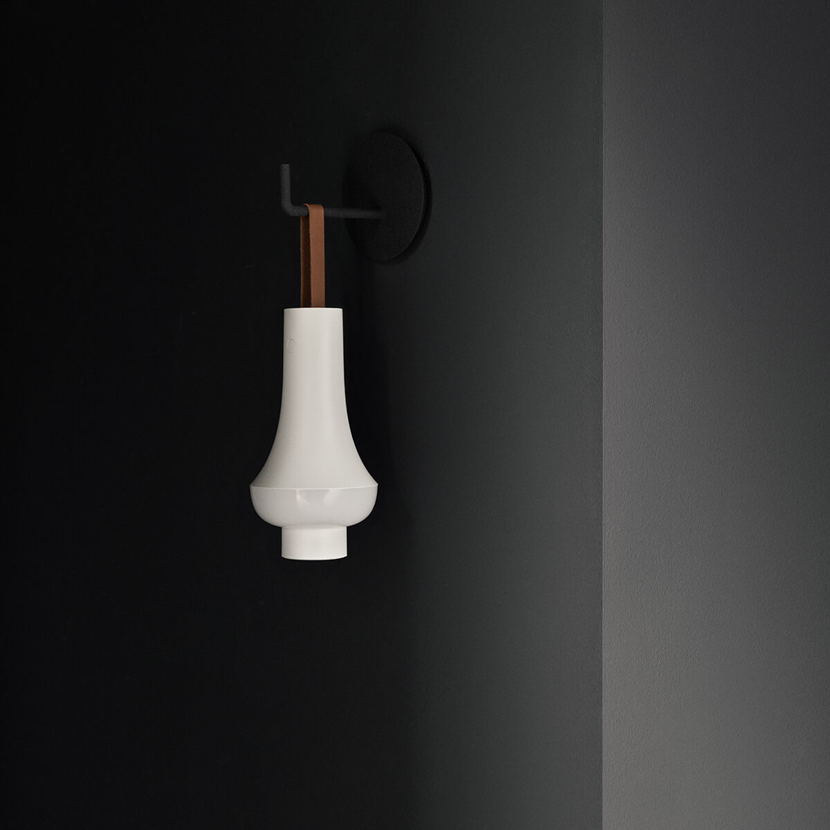 Louis Poulsen Tomoshi Portable LED Akkuleuchte, weiß matt (ausgeschaltet)