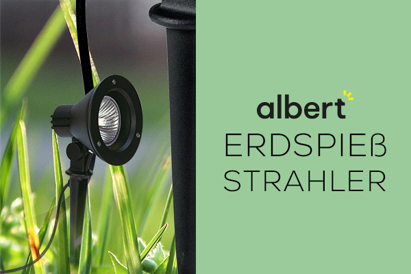 Kategoriebanner Marke Albert  Erdspießstrahler Kategoriebanner Marke Albert  Erdspießstrahler