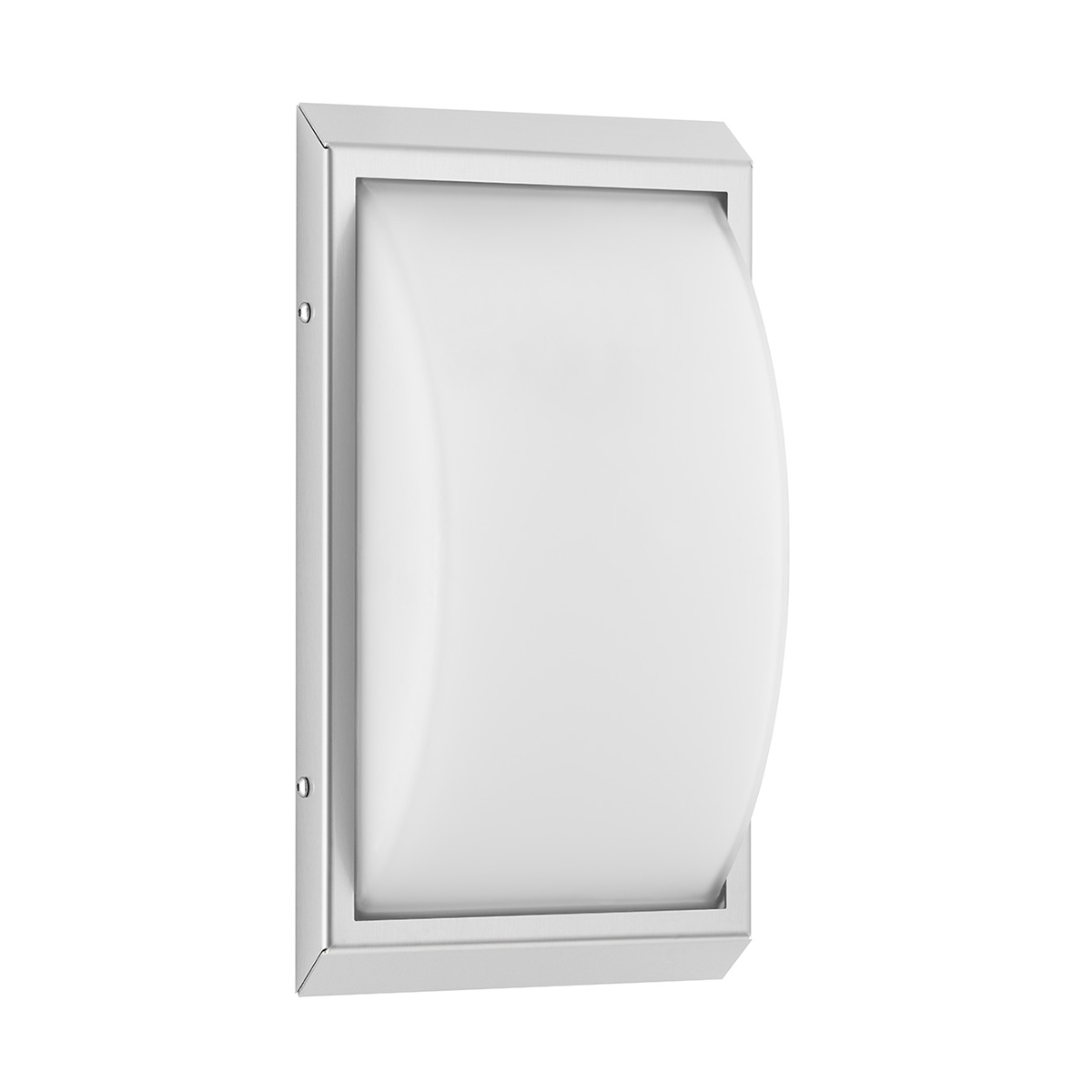 LCD Außenleuchten 052 LED Wandleuchte, Edelstahl (ausgeschaltet)