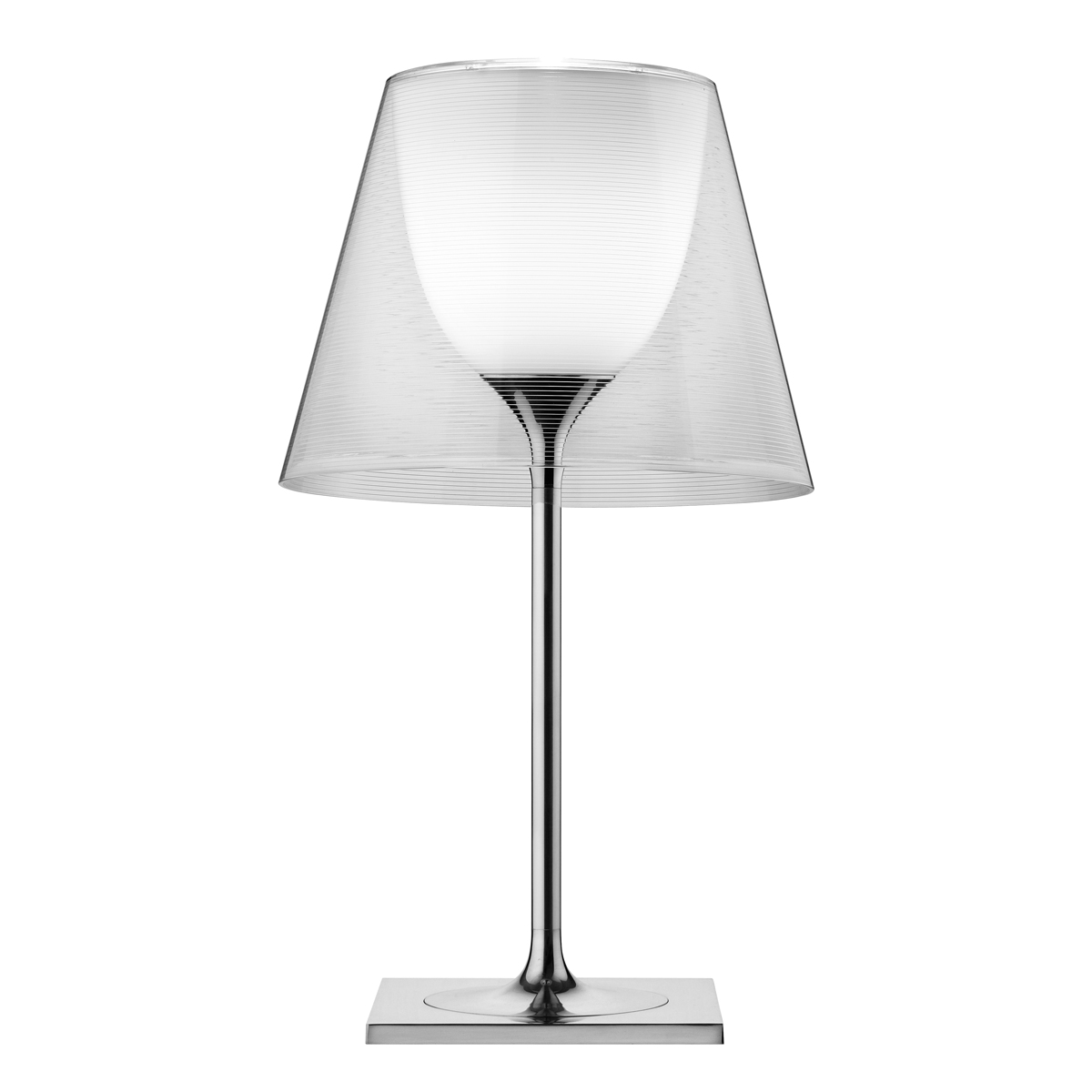 Flos KTribe T2 Tischleuchte, transparent (eingeschaltet)