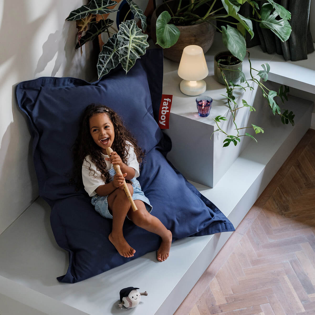Junior Canvas Recycled Sitzsack