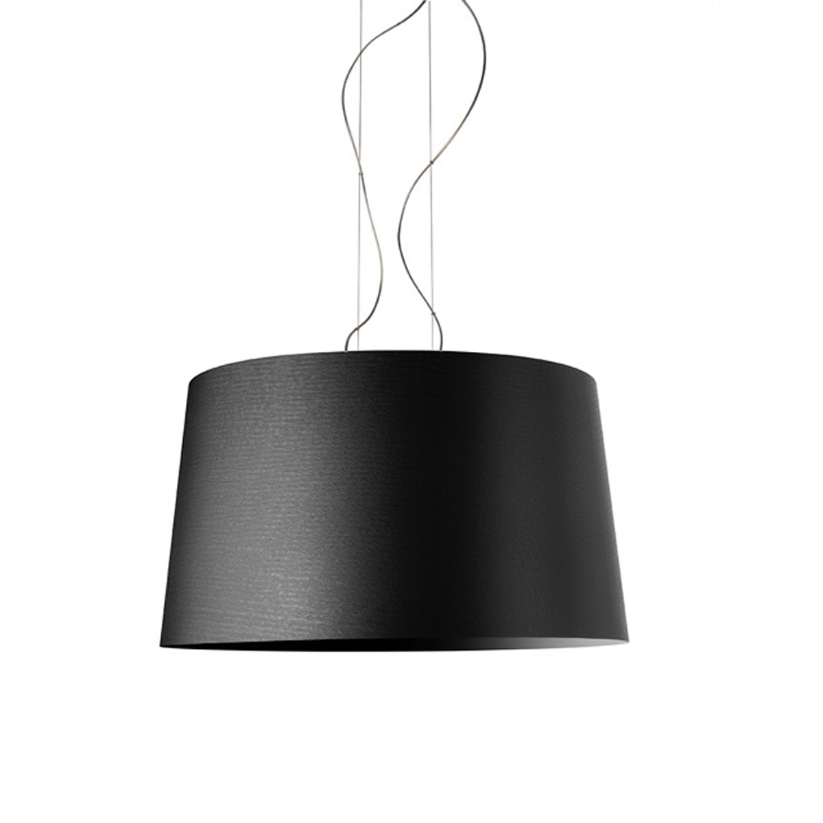 Foscarini Twice as Twiggy LED Sospensione, nero (schwarz)