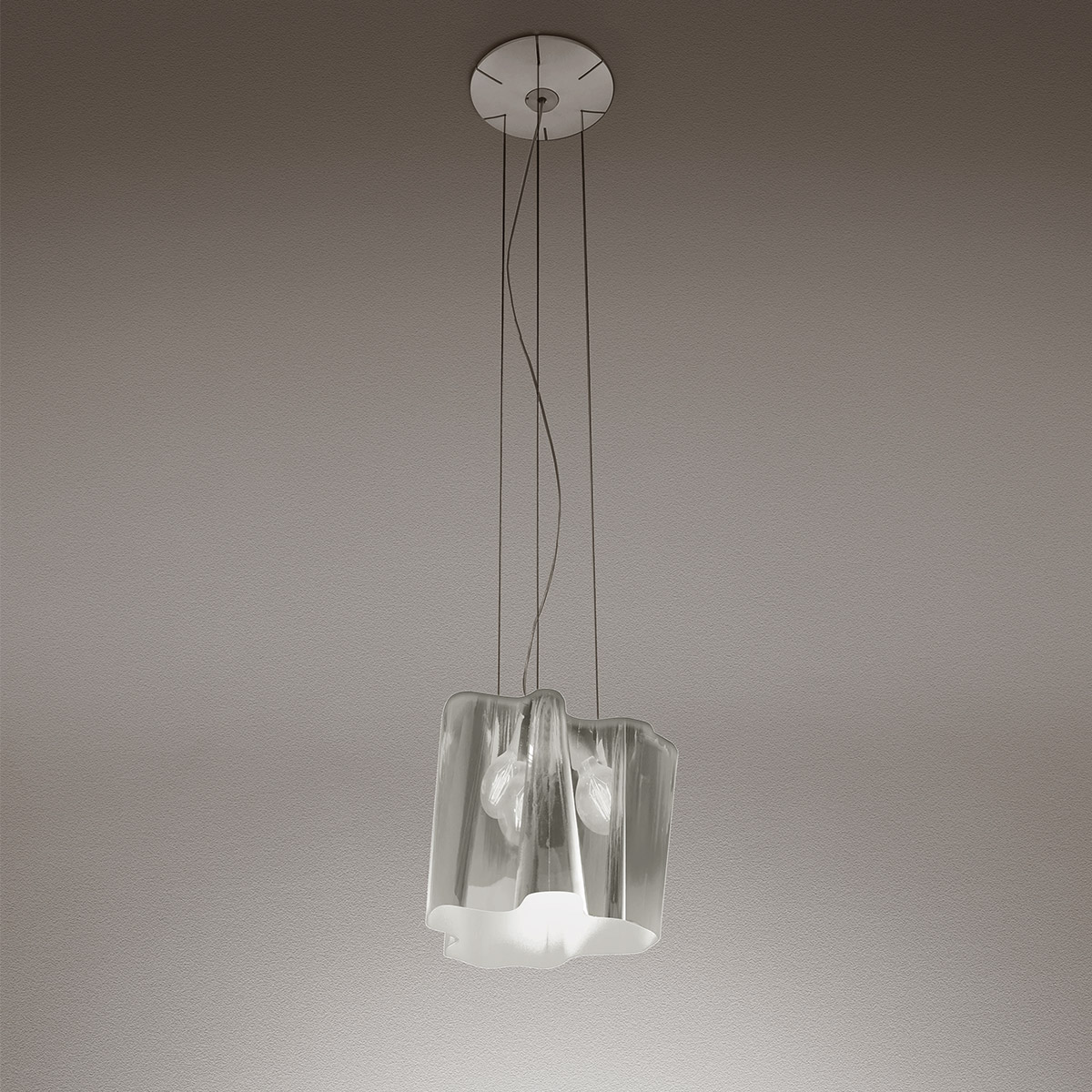 Artemide Design Logico Sospensione, rauchgrau