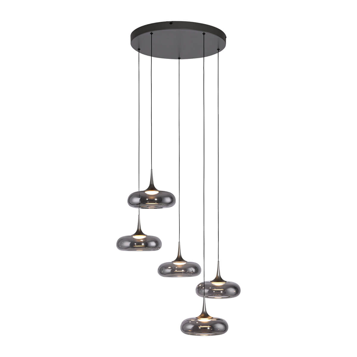 Posh LED Pendelleuchte, 5-flg.