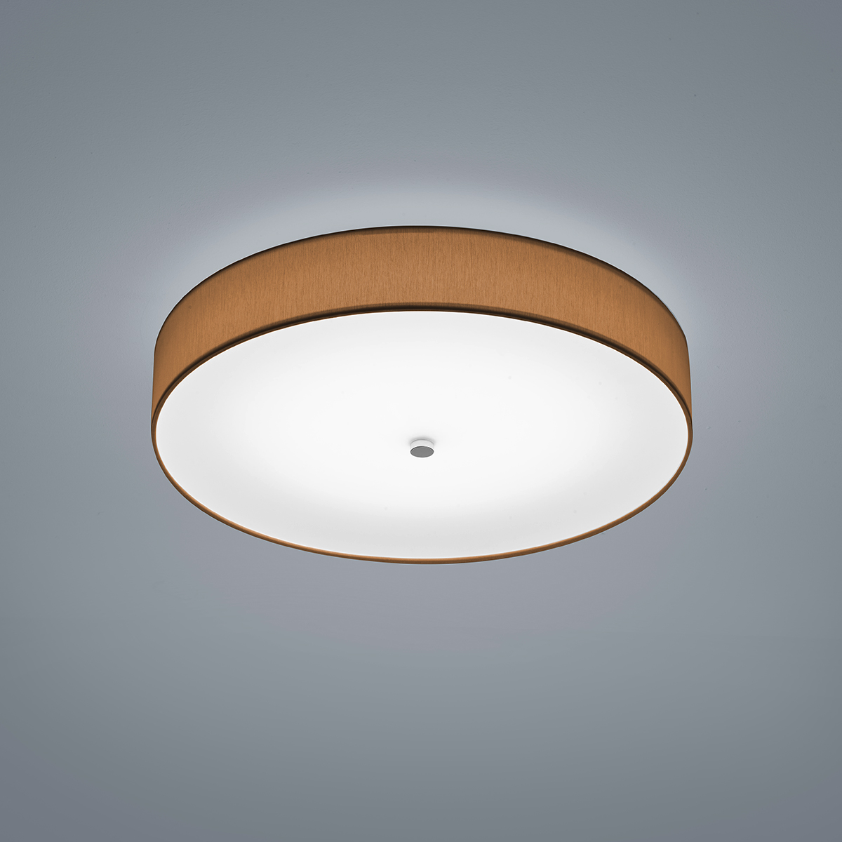 Helestra Boki LED Deckenleuchte mit Casambi-Modul, Schirm: Chintz mocca