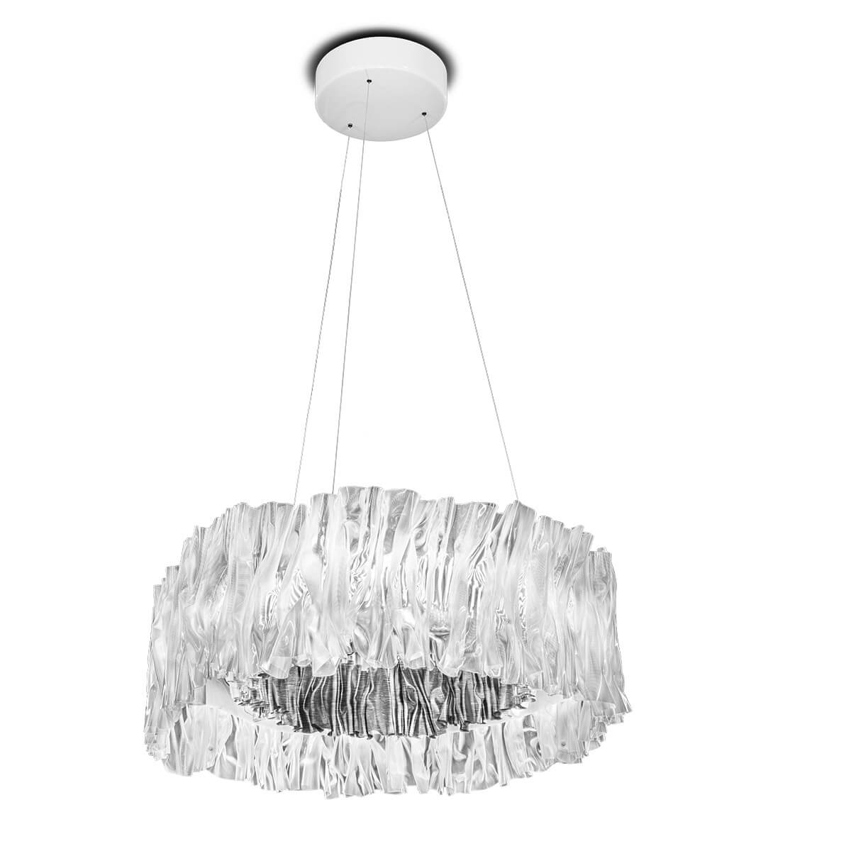 Slamp Accordéon LED Suspension, prisma silver (Silber)