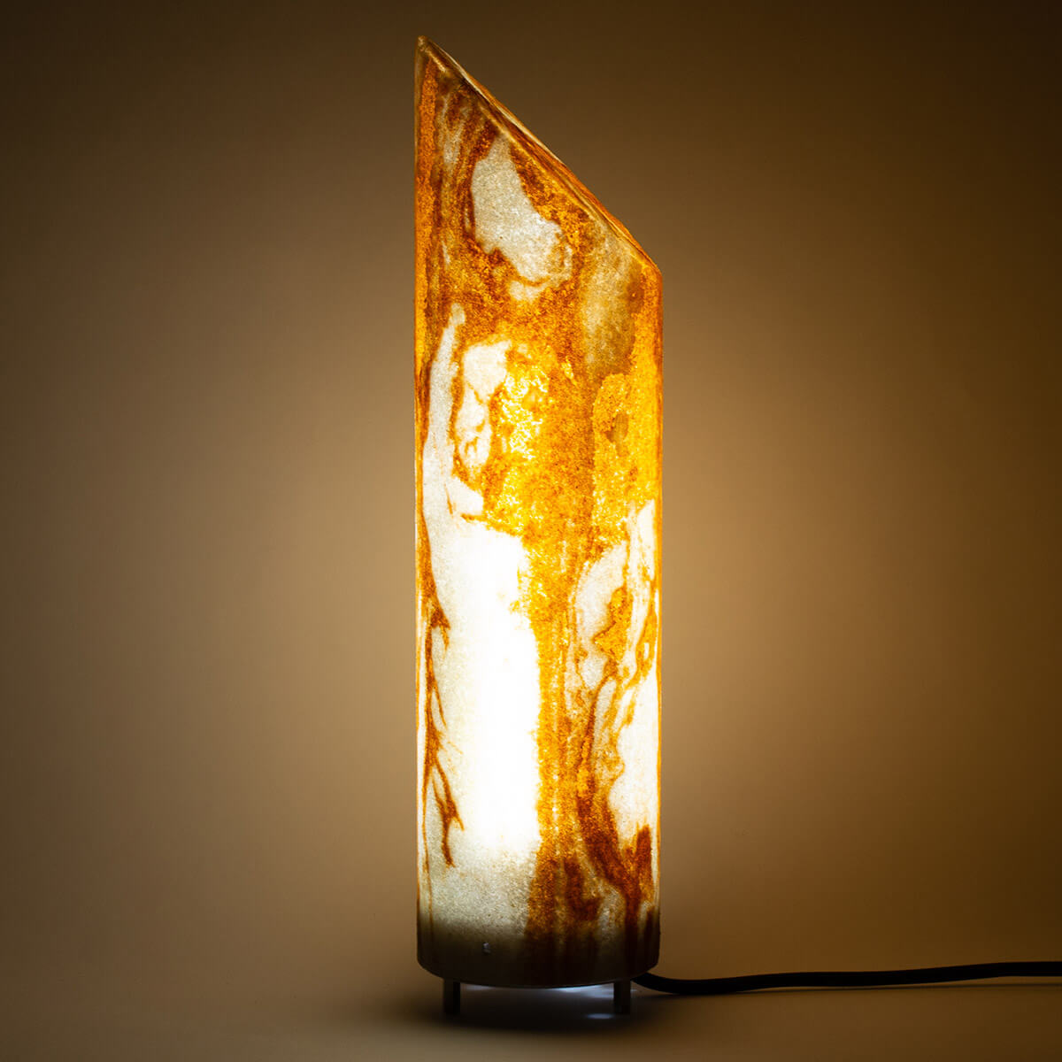 Epstein-Design Light Star Sahara RGBCCT-LED Stehleuchte / Lichtsäule mit ZigBee, Höhe: 41 cm, Sandstein