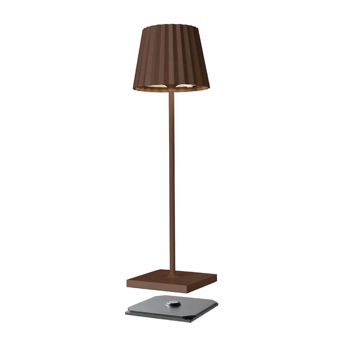 Sompex Troll 2.0 LED Akkuleuchte, rost (Ladestation inbegriffen)
