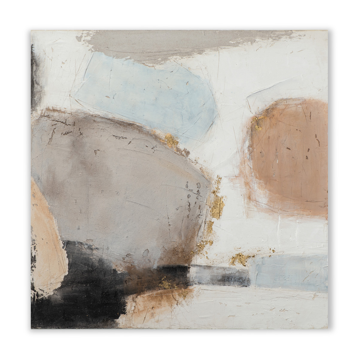 ImageLand Gemälde Abstrakt in Nude und Rosa II, 100 x 100 cm, Acryl auf Leinwand Gemälde Abstrakt in Nude und Rosa II, 100 x 100 cm