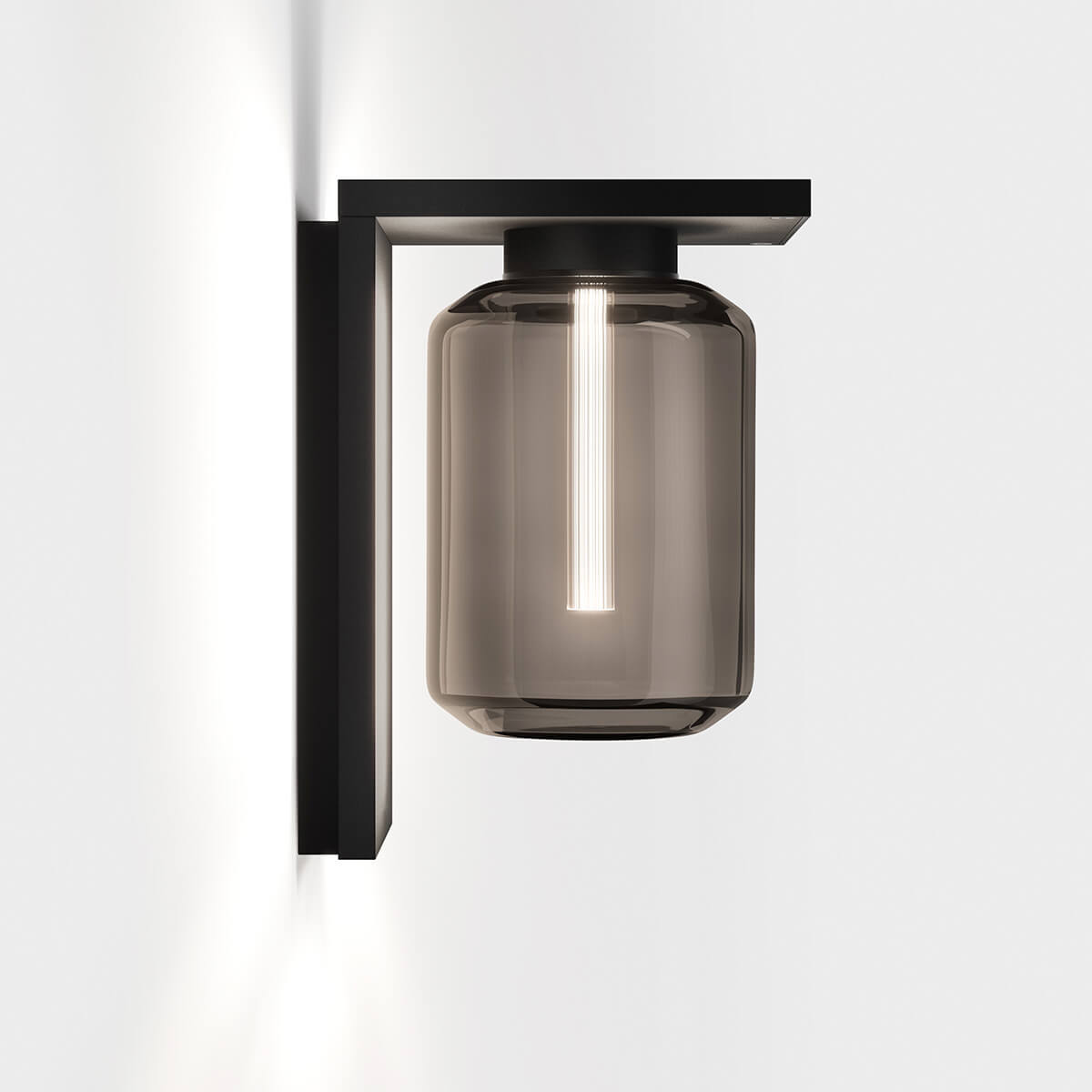 IP44.DE Dia F LED Außenwandleuchte, deep black (schwarz)