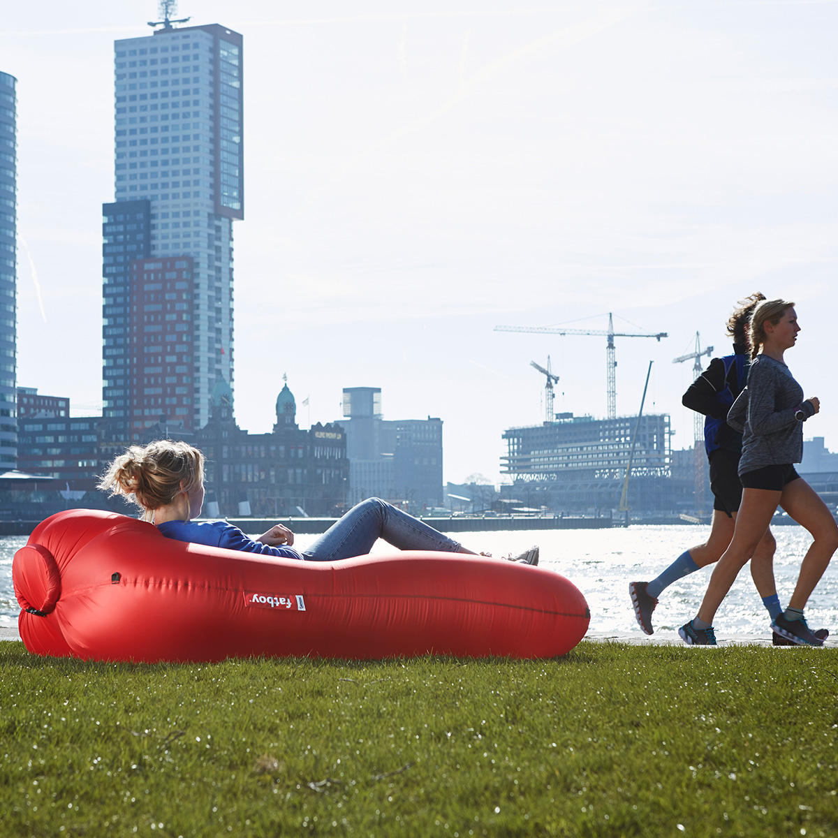 Fatboy Lamzac L 3.0 Luftsofa, rot