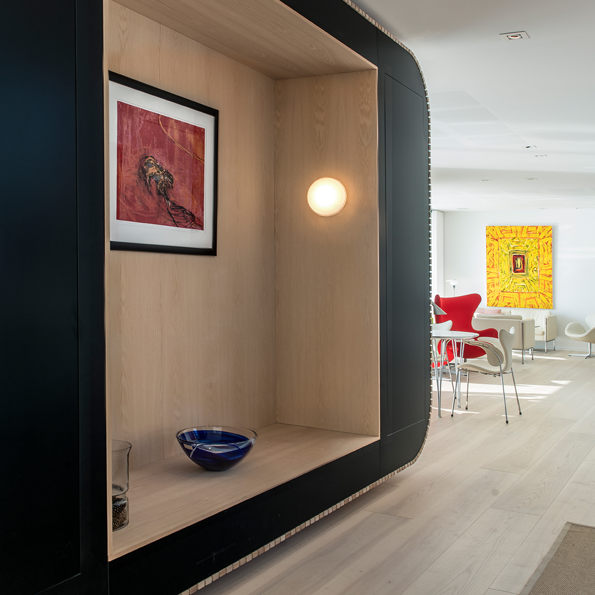 Louis Poulsen AJ Eklipta LED Wand- / Deckenleuchte, Ø: 22 cm, opalweiß