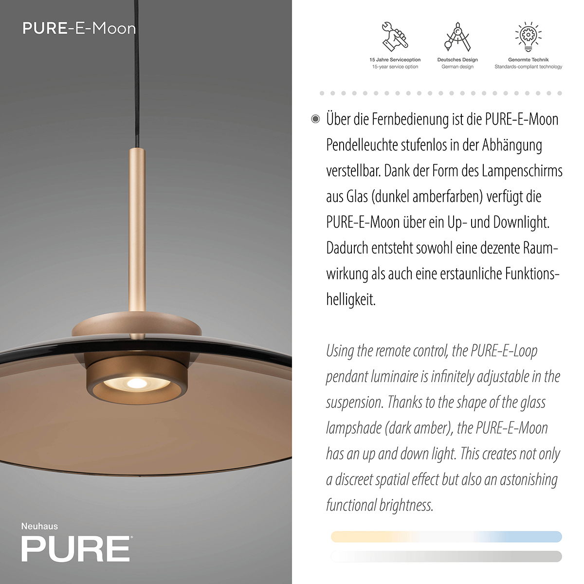 Neuhaus PURE E-Moon LED Pendelleuchte