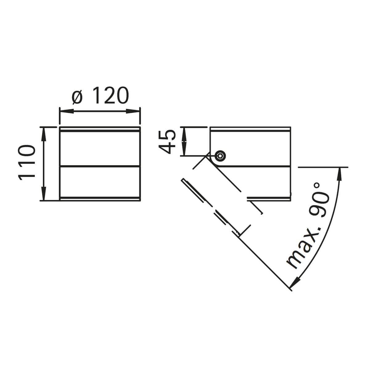 2389 LED Wand- / Deckenstrahler