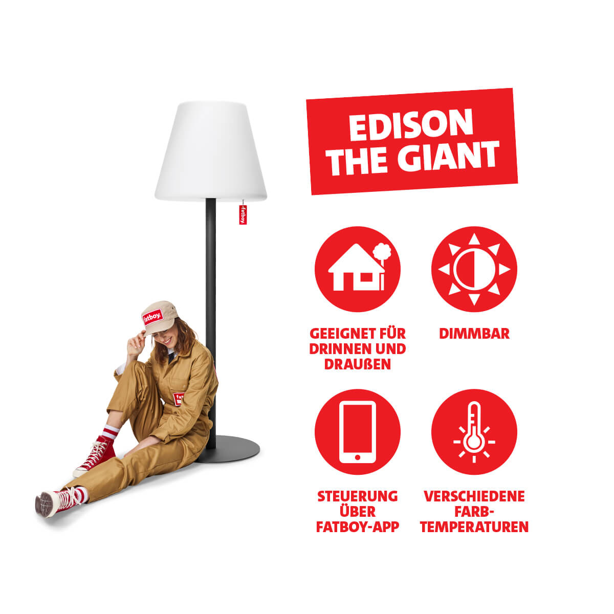 Edison the Giant LED Stehleuchte