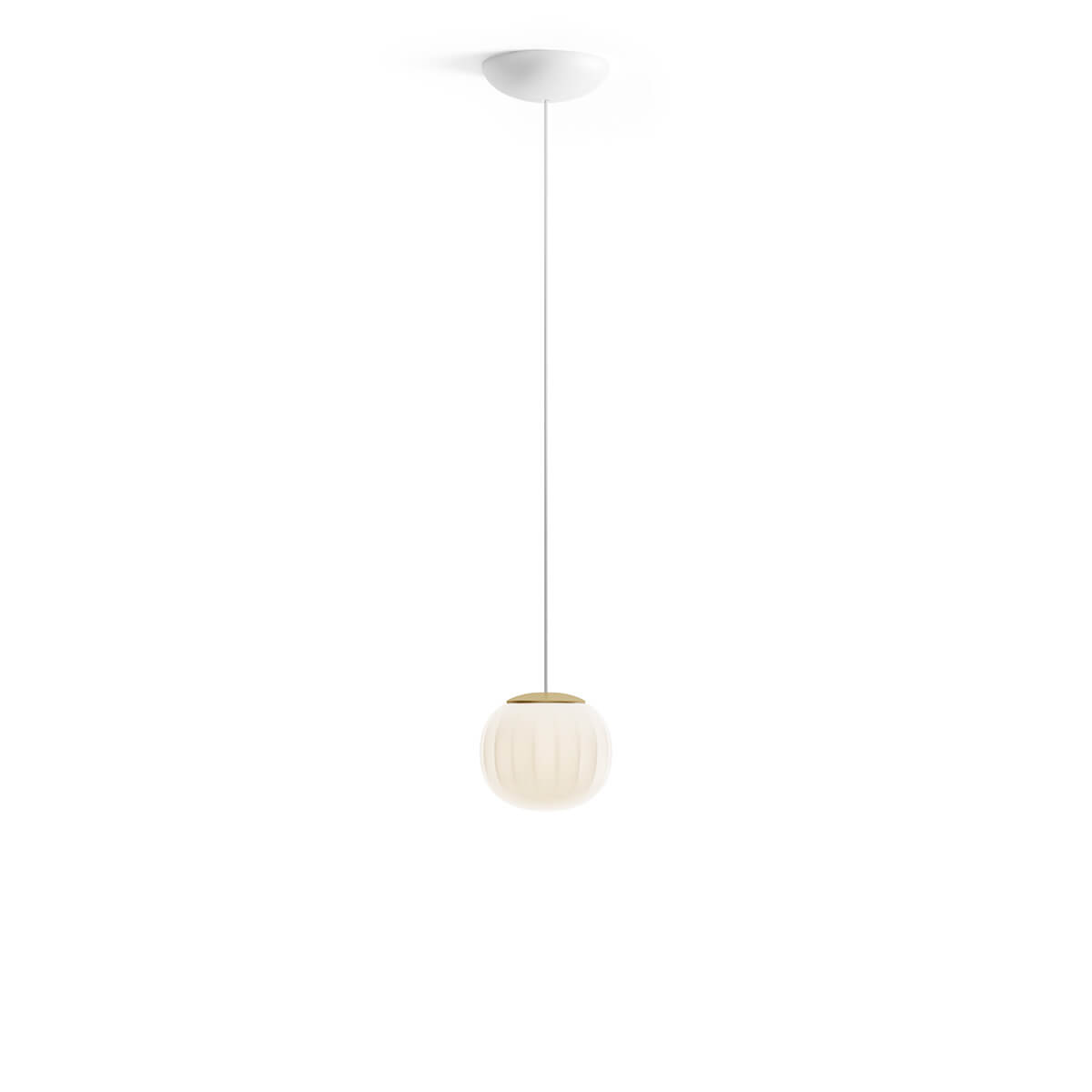 Luceplan Lita Sospensione, Ø: 14 cm, Messing