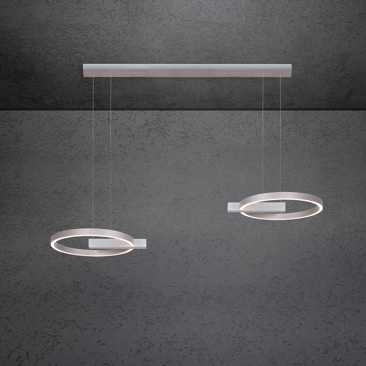 Alu geschliffen / Alu eloxal